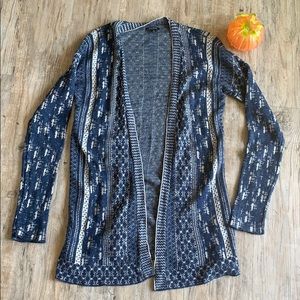🍂 Lucky Brand Printed Long Cardigan - M